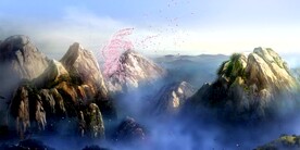 苍山绿树素材    