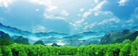 苍山绿树素材    