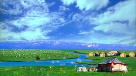 草原蒙古包 