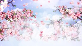 桃花盛开