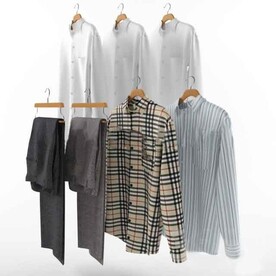 C4D模型 衣服