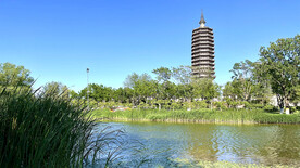 古塔凌云 佛塔 燃灯塔