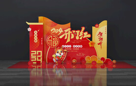 2024龙年开门红美陈春节美陈