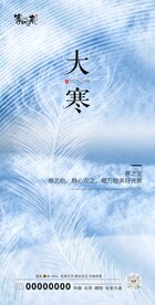 地产大寒海报