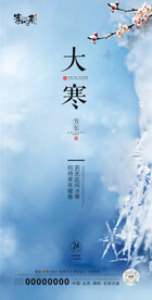 地产大寒海报