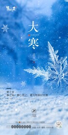 地产大寒海报