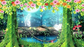 森林自然美景     