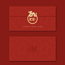 龙年压岁钱信封