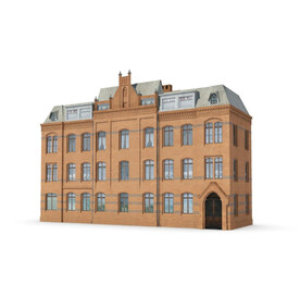 C4D模型 房子 