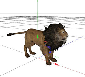 C4D模型 狮子