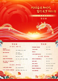 2024年新年春节龙年节目单