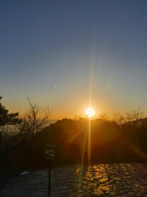 香山日落