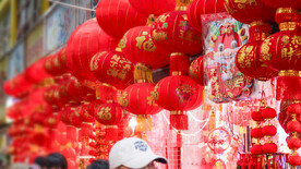 春节喜庆年货市场