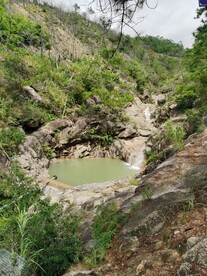 瀑布 山水 山地  山林