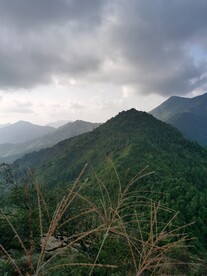 登山 风景  森林 丘陵