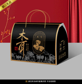 木耳包装平面展开图