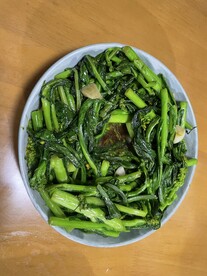 爆炒白菜苔