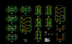 结构楼梯cad图纸