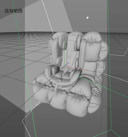 C4D模型 安全座椅