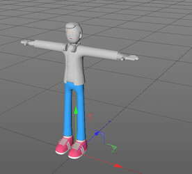 C4D模型 男孩