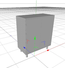 C4D模型 电视柜 