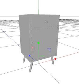 C4D模型 电视柜 