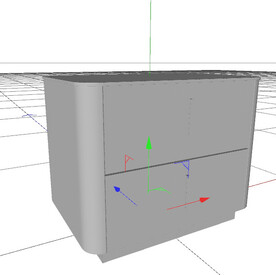 C4D模型 电视柜  