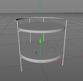 C4D模型 电视柜  