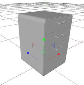 C4D模型 电视柜 