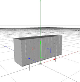 C4D模型 电视柜 