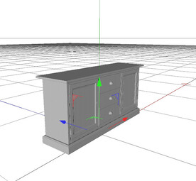C4D模型 电视柜 