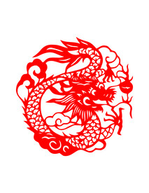 剪纸龙