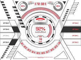 科技感仪表盘