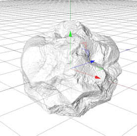  C4D模型 岩石 