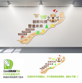 创新科技智造未来背景墙