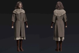 C4D模型 女孩