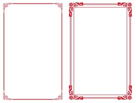 矢量中式古典边框