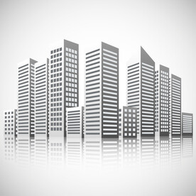 城市建筑剪影