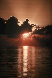 海景霞光