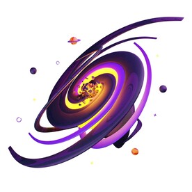 C4D模型 黑洞