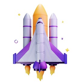 C4D模型 火箭