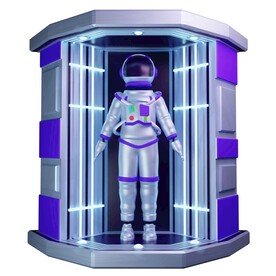 C4D模型 太空服