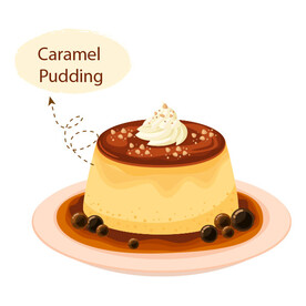焦糖布丁甜点
