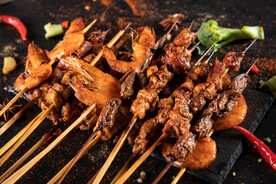 烧烤烤串美食