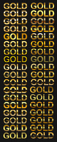 金色字体样机