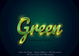 绿色字体效果