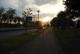 晚霞
