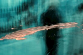 蓝金色背景底纹线条图片