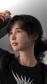 C4D模型 女孩
