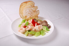 虾仁炒西芹 小炒菜